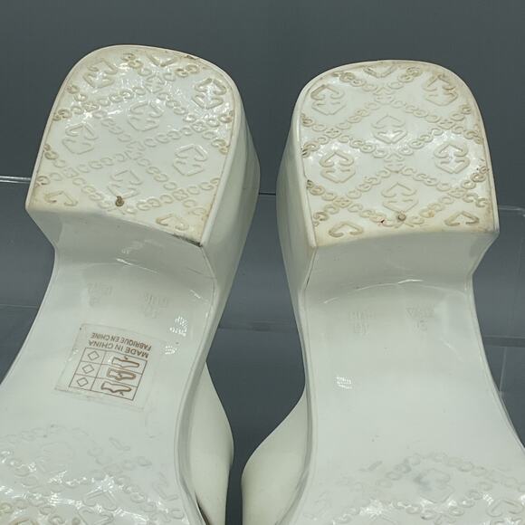 Jeffrey Campbell Women’s Bubblegum Platform Sandals White Size 9M - Picture 10 of 10